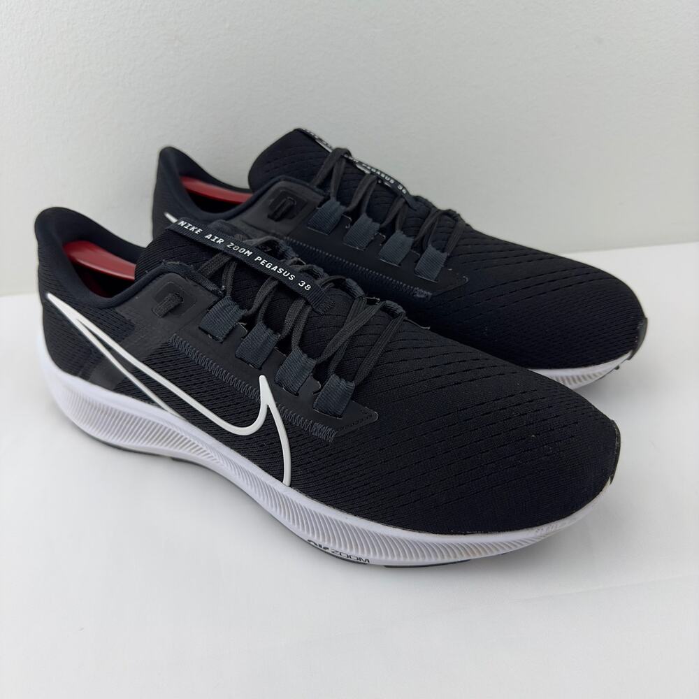 Nike Black White Athletic Running Shoes